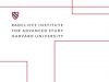 Radcliffe Institute for Advanced Study